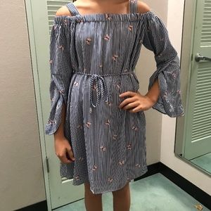 Striped butterfly dress